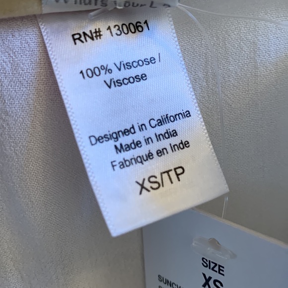 LSpace by monica wise white long beach dress size xsmall - Picture 11 of 11